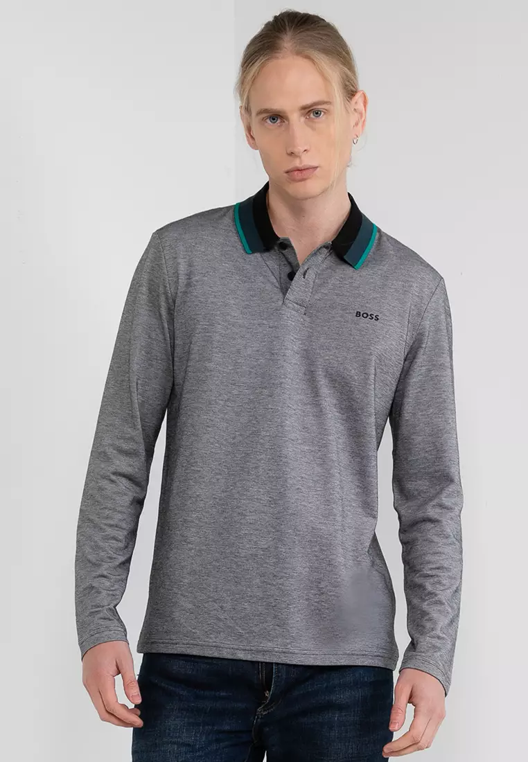 Boss orange clearance long sleeve polo