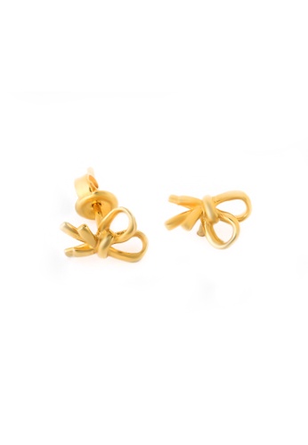 TOMEI gold TOMEI Sweet Petite Earrings, Yellow Gold 916 (9Q-YG1194E-1C) (1.96G) 79DE8ACD3B0943GS_1