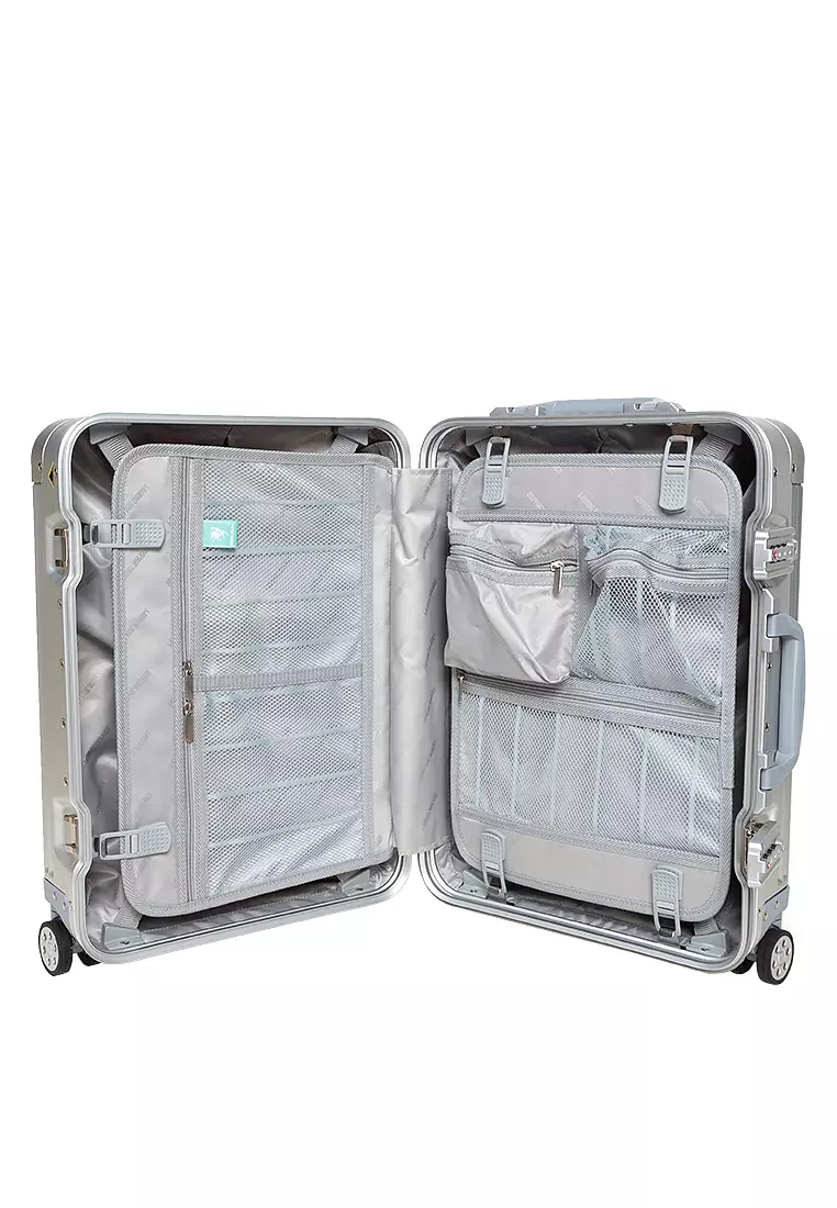 Aluminum Series 1510-48 Silver (Frame Type) - Cabin - TSA Luggage