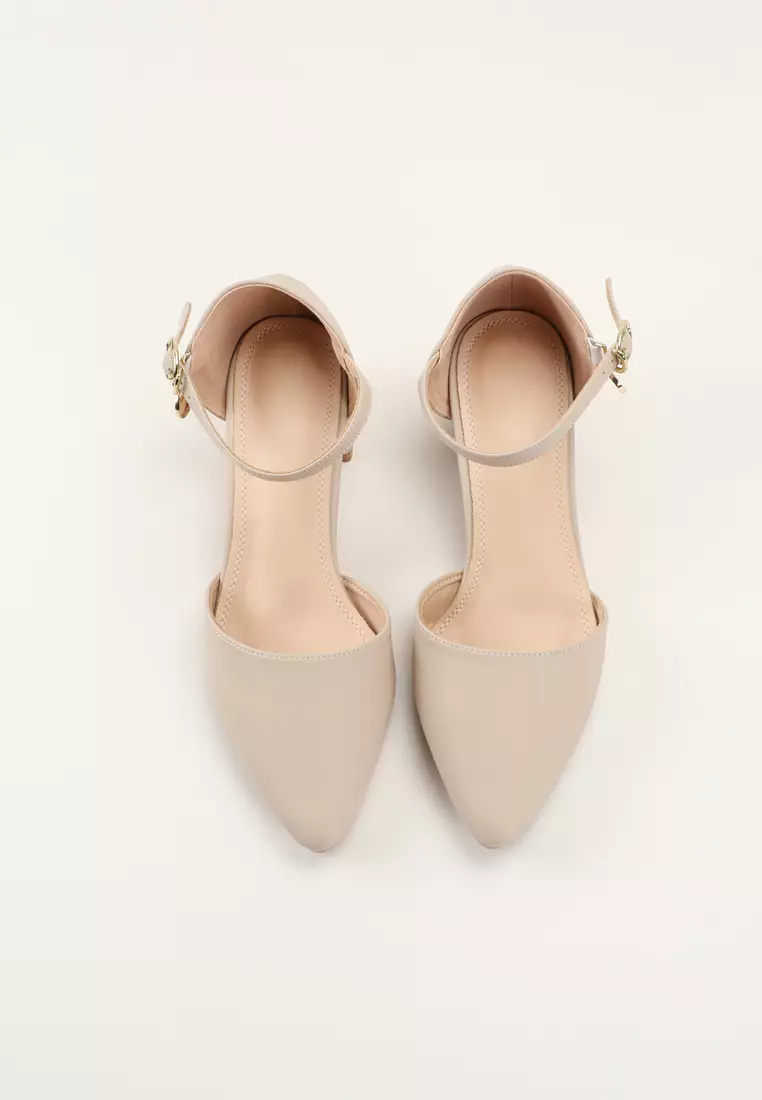 Ankle Strap Mid Heel TH546-59