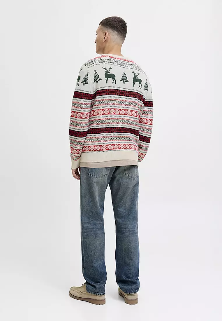 Christmas Knit Crew Neck Sweater