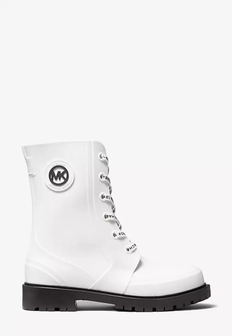 Jual MICHAEL KORS Michael Kors Montaigne PVC Rain Boot White