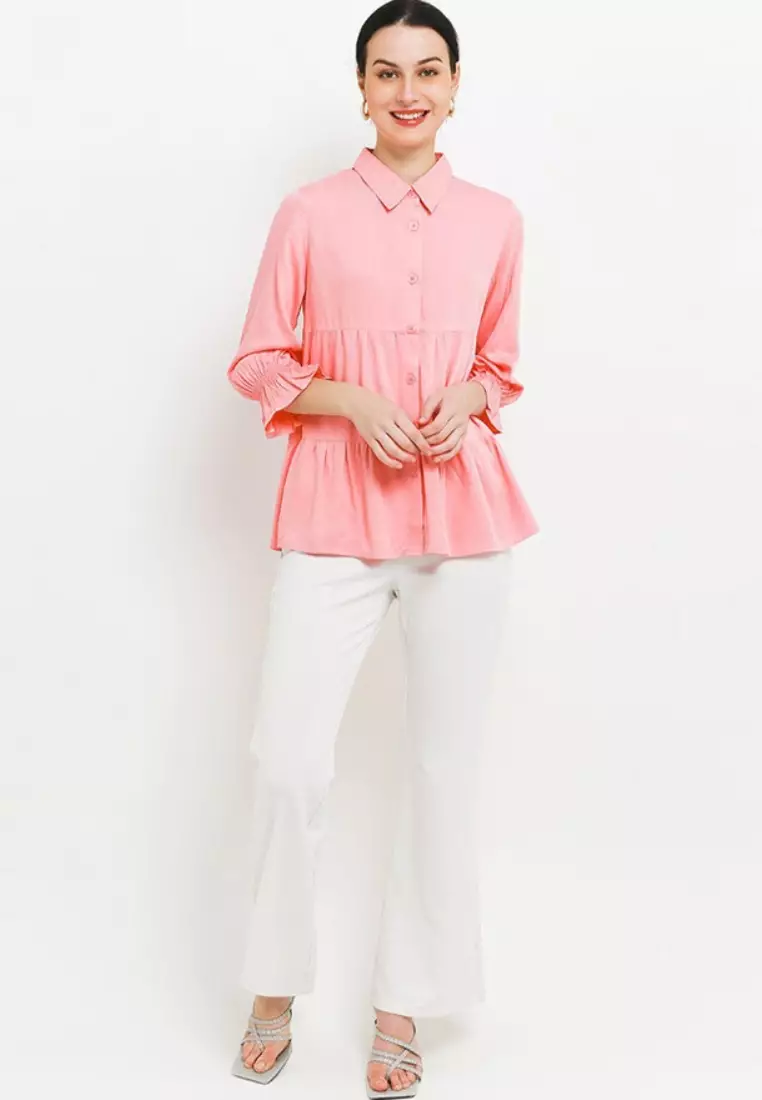 Blouse Basic Sana Coral
