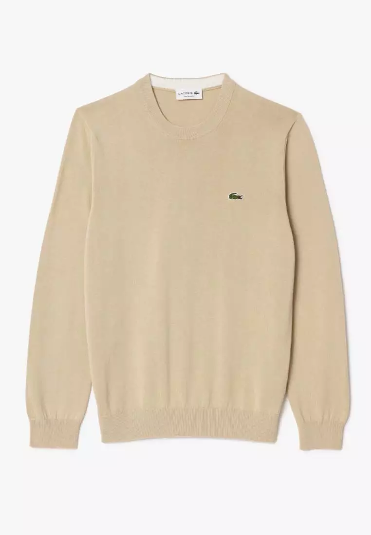 Crew Neck Cotton Sweater