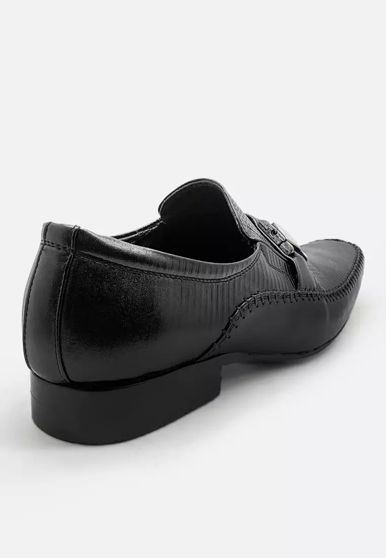 Jack Men Formal Shoes Slip On with Metal Buckle