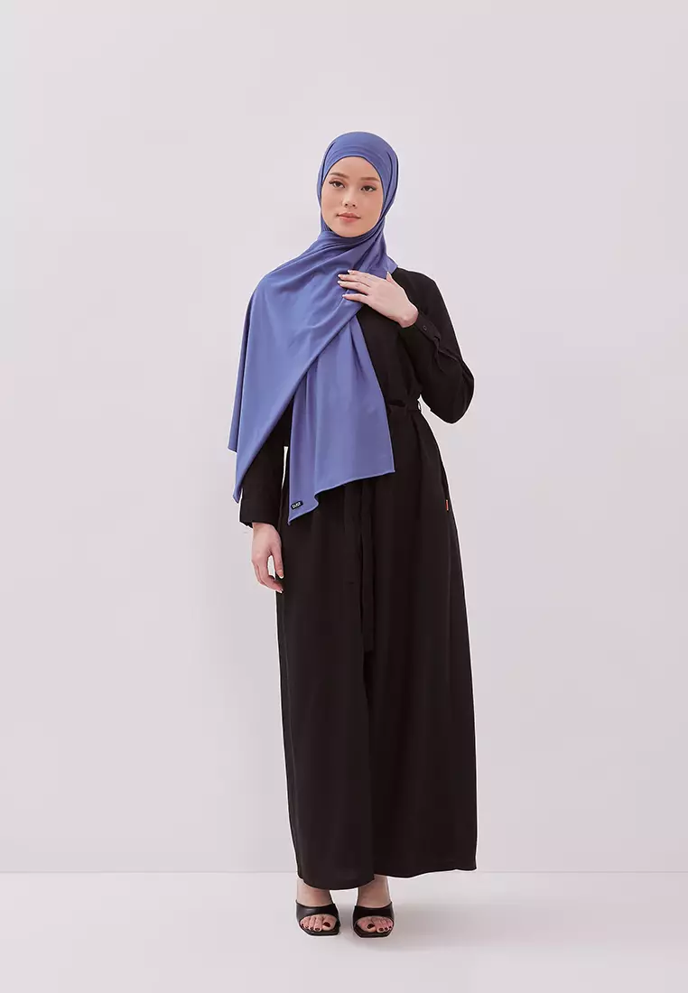 DUST Hijab Pashmina Haniya Biru (D. 9125)