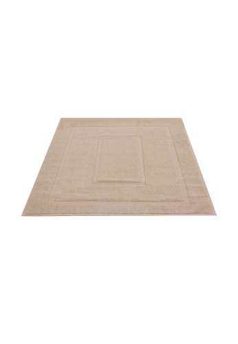 AKEMI Favorita Toweling Cotton Bath Mat Latte 45 x 70cm 06A05HL812626AGS_1