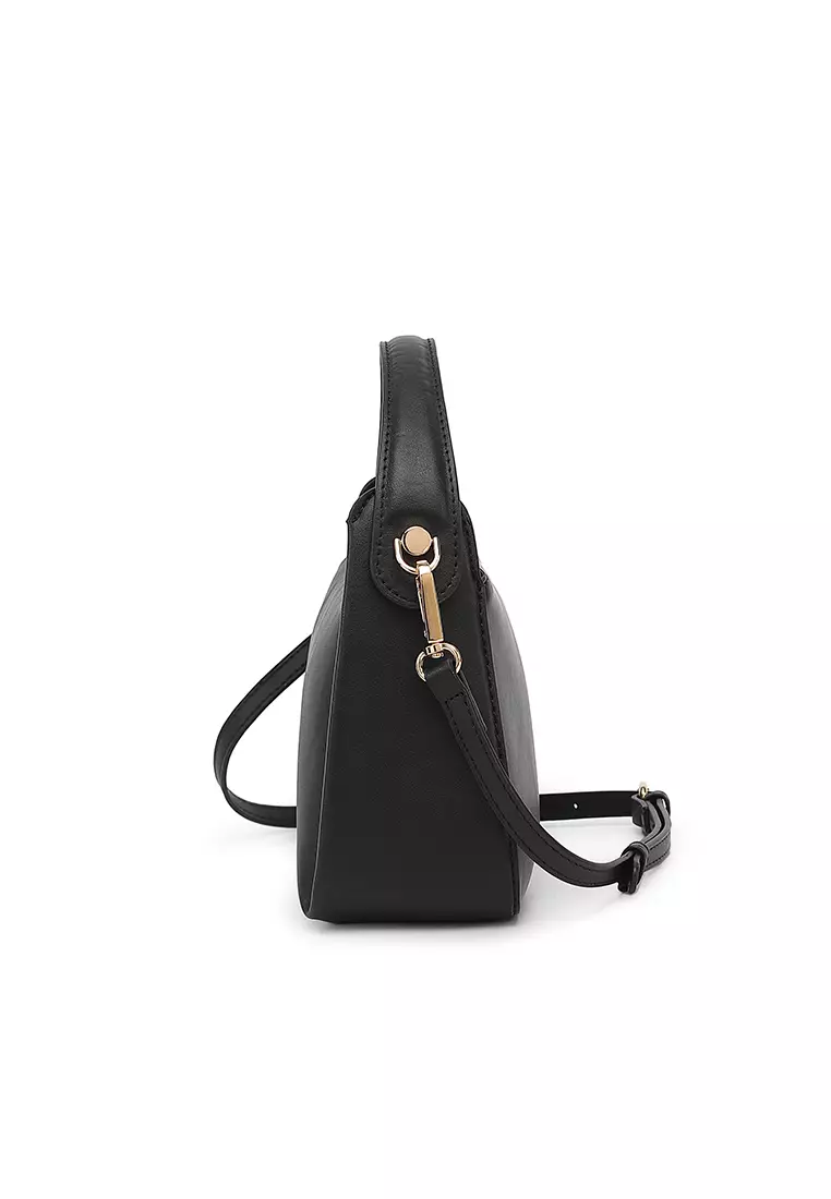 Women's Top Handle Bag / Sling Bag / Crossbody Bag - Black