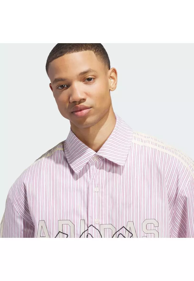 Lifestyle ORIGINALS AOA BUTTON UP Shirt Men Burgundy KT7989