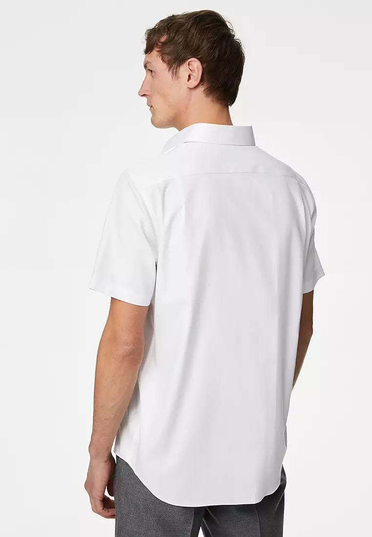 Regular Fit Non Iron Pure Cotton Print Shirt