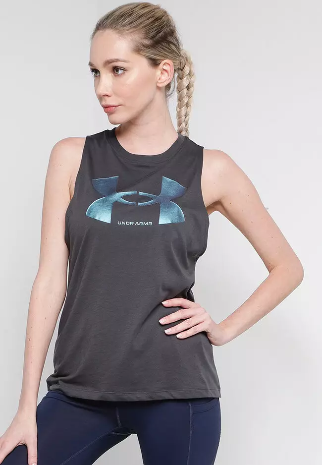 Under armour shop muscle tank womens