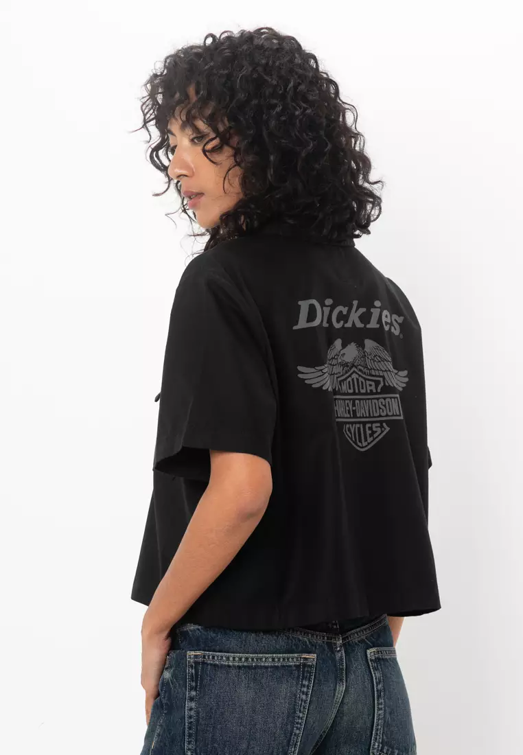 Buy Harley-Davidson Women's Dickies x H-D Eagle Cropped Work Shirt