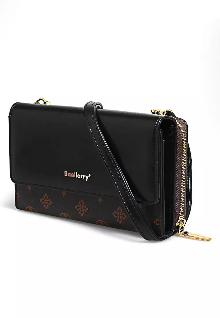 Dompet Wanita Model Panjang Long Wallet With Strap Handle Material Leather ORIGINAL