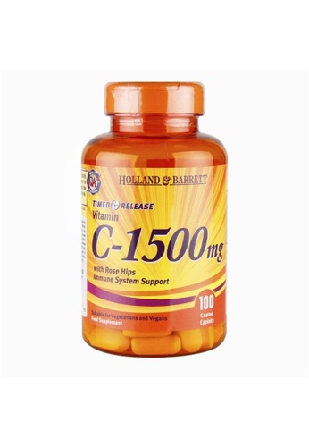Buy Holland & Barrett Holland & Barrett Timed Release Vitamin C With Wild Rose  Hips 100 Caplets 1500mg 2021 Online | ZALORA Singapore