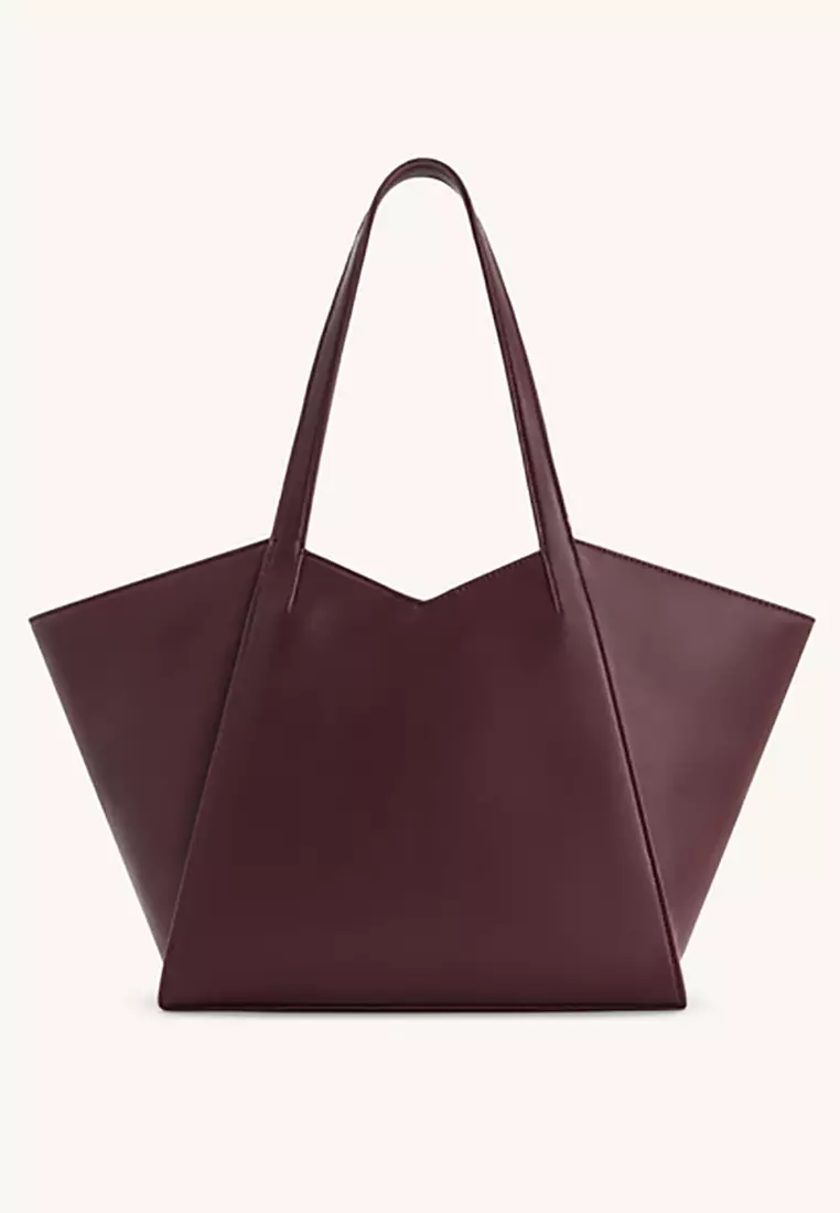 Kiana Large Capacity Tote Bag - Deep Claret