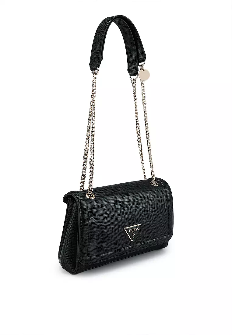 GUESS Damen Noelle Umhängetasche – Wandelbar, Mit Klappe, Elegantes Design