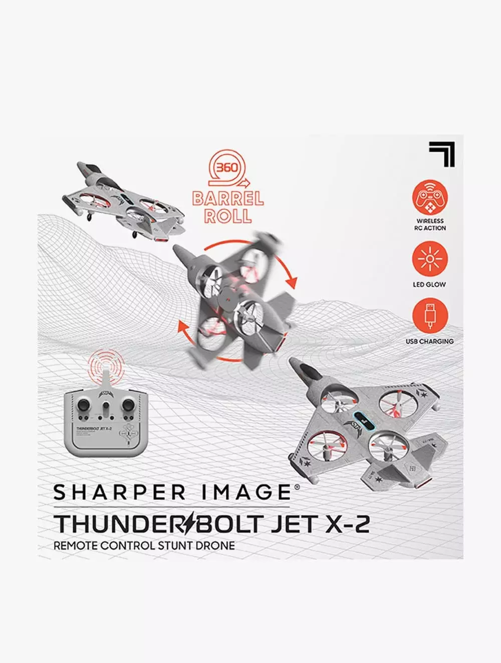 Sharper Image Drone Thunderbolt Jet X2 - DCP1212010151