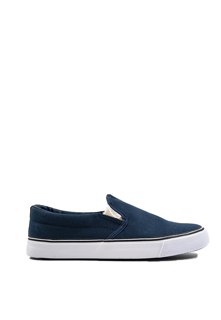 Pallas Jazz Casual Color Shoes Slip On 407-0112 Navy Blue