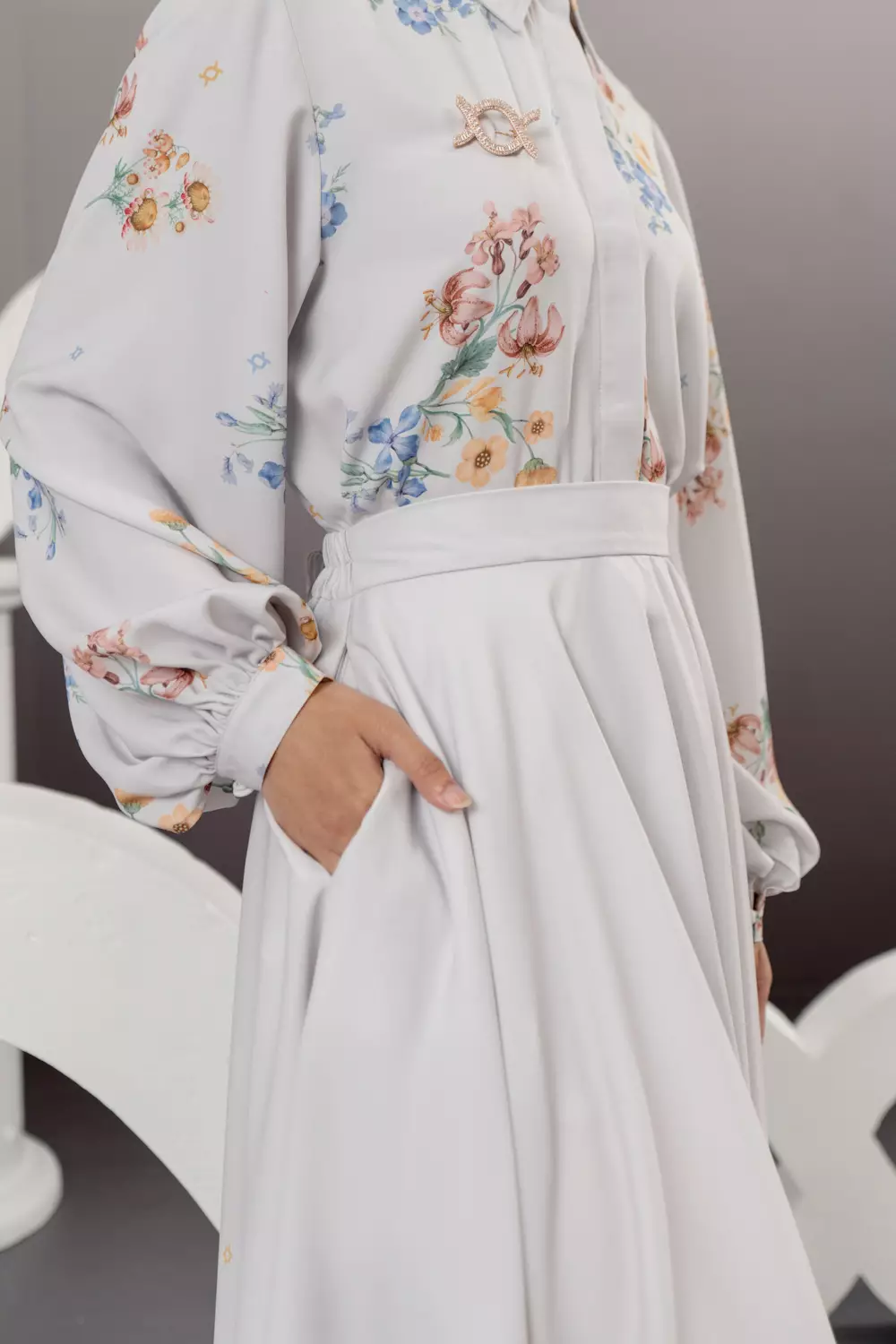 Klamby - Jolie Skirt Silver Mist