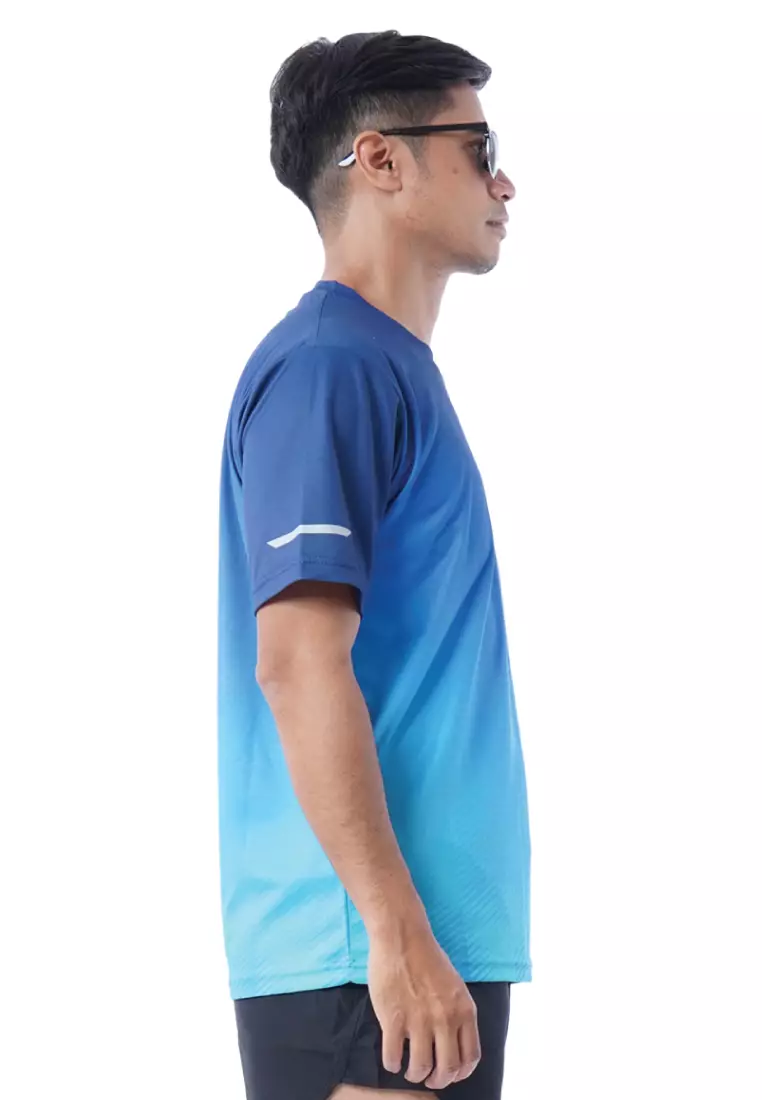 Tiento Baju Olahraga Lari Jersey Running Pria Anti UV Xceleration