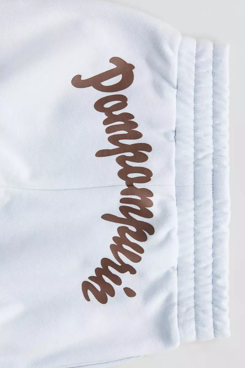 Wide brushed-inside joggers