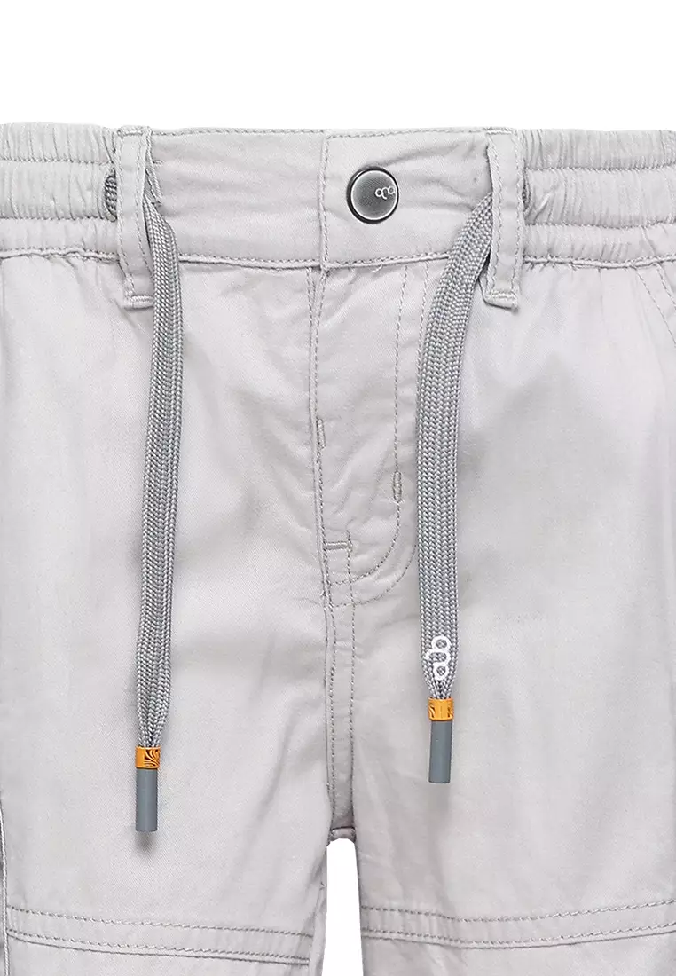 Qna Boy Broken Celana Pendek Katun Anak Abu Muda