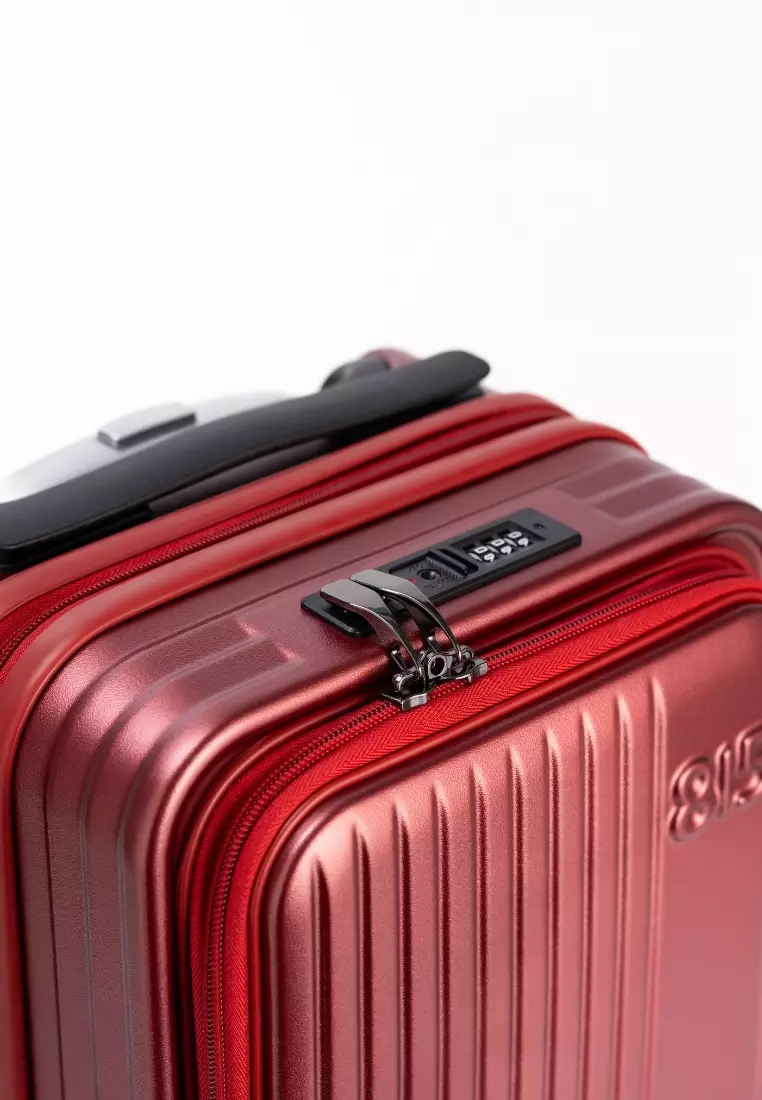 Alpha 16" Junior Hard Case Luggage Red