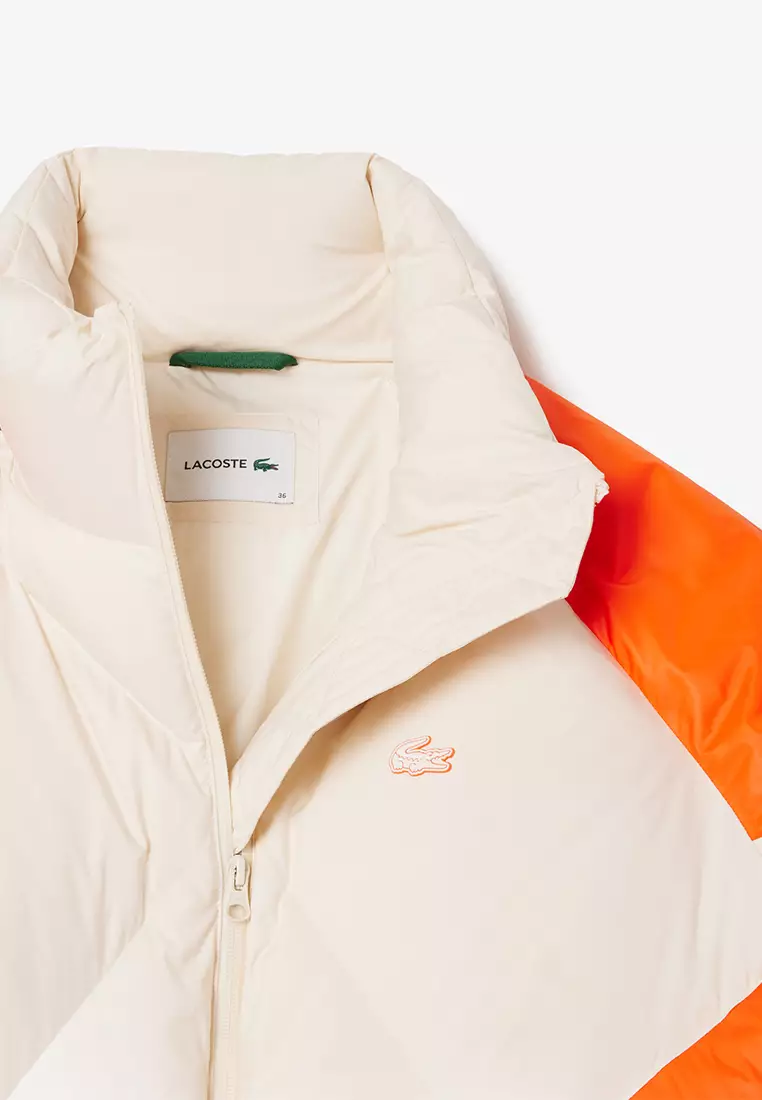 Colourblock Hooded Down Jacket