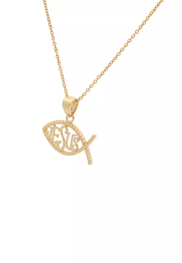 Buy Arthesdam Jewellery Arthesdam Jewellery 18K Yellow Gold Jesus