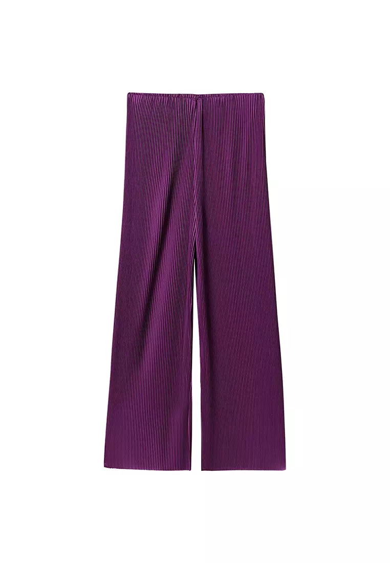 Pleated Palazzo Trousers