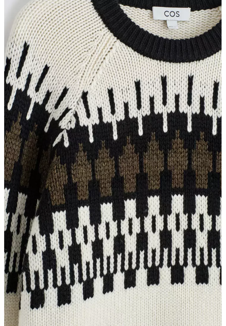 FAIR ISLE WOOL-CASHMERE JUMPER
