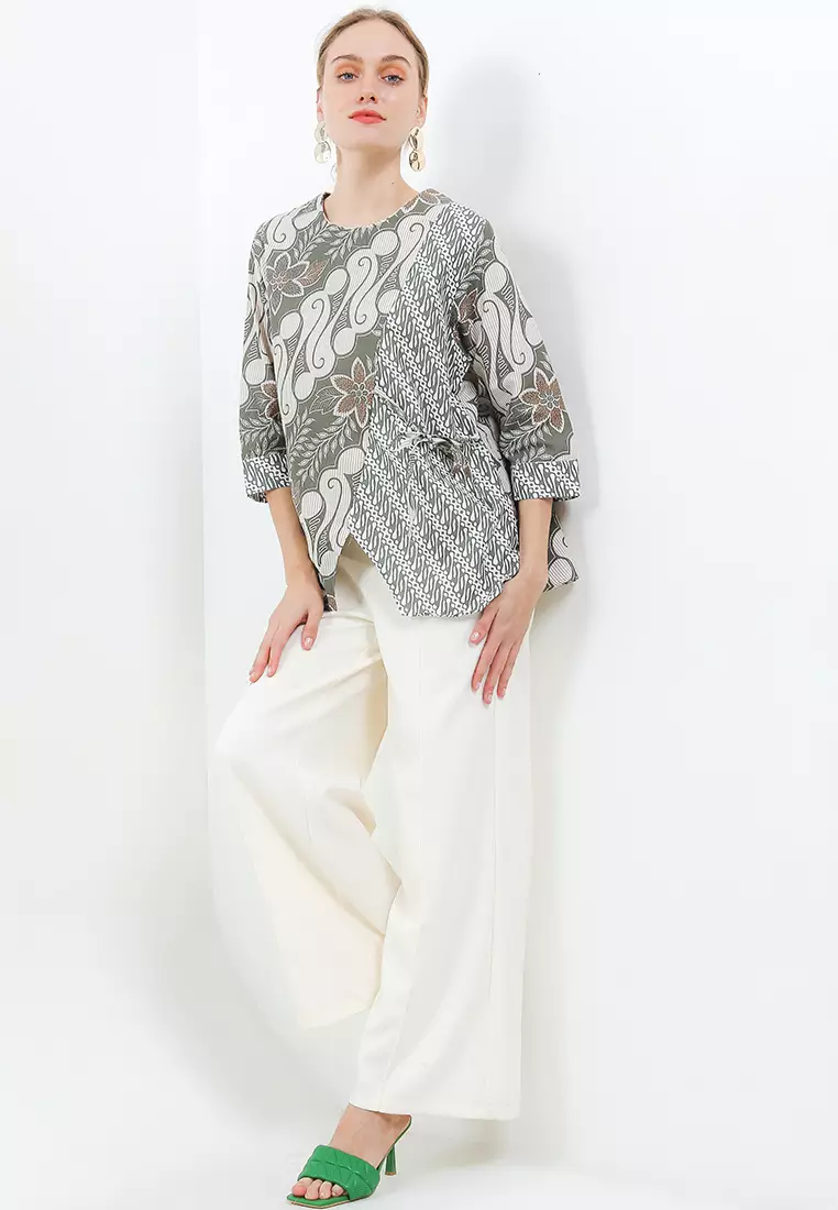 Seno Blouse Batik Wanita Exclusive Premium Casual Modern