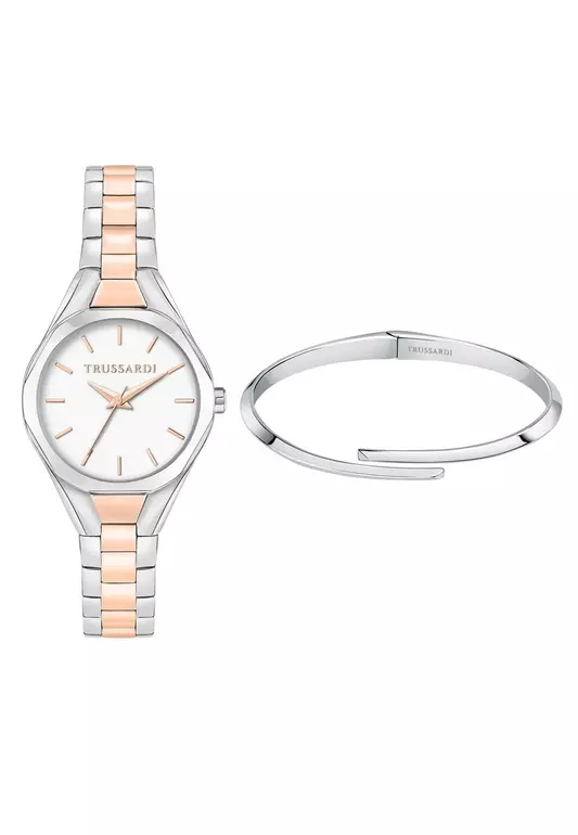 【2 Years Warranty】  Trussardi Metropolitan 30mm Women's Quartz Watches R2453159503