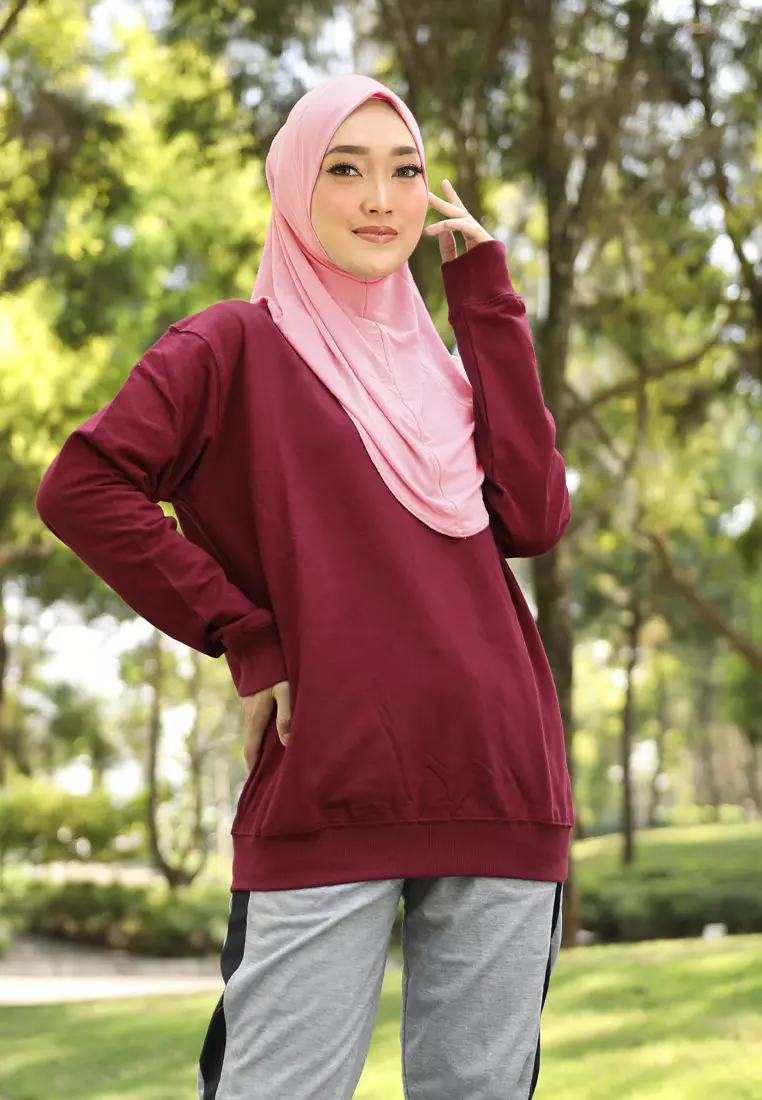 Cotton Bee - Safar Sport Bergo | Hijab Instan Olahraga - Misty Rose