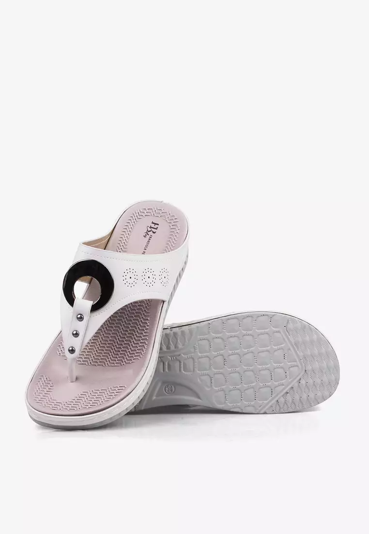 Sandal Capit Platform Wanita PU Premium Ringan L.Imelda 01