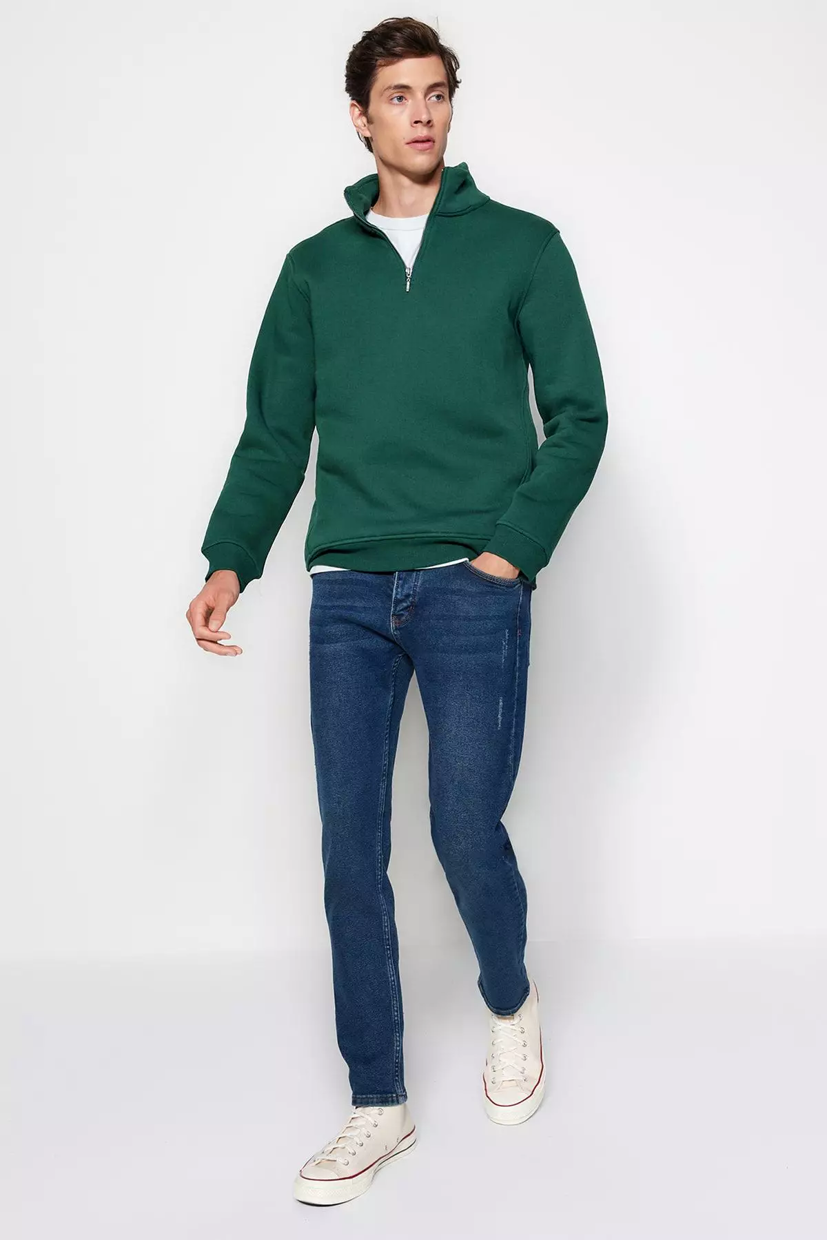 Half Zipper Sweatshirt
