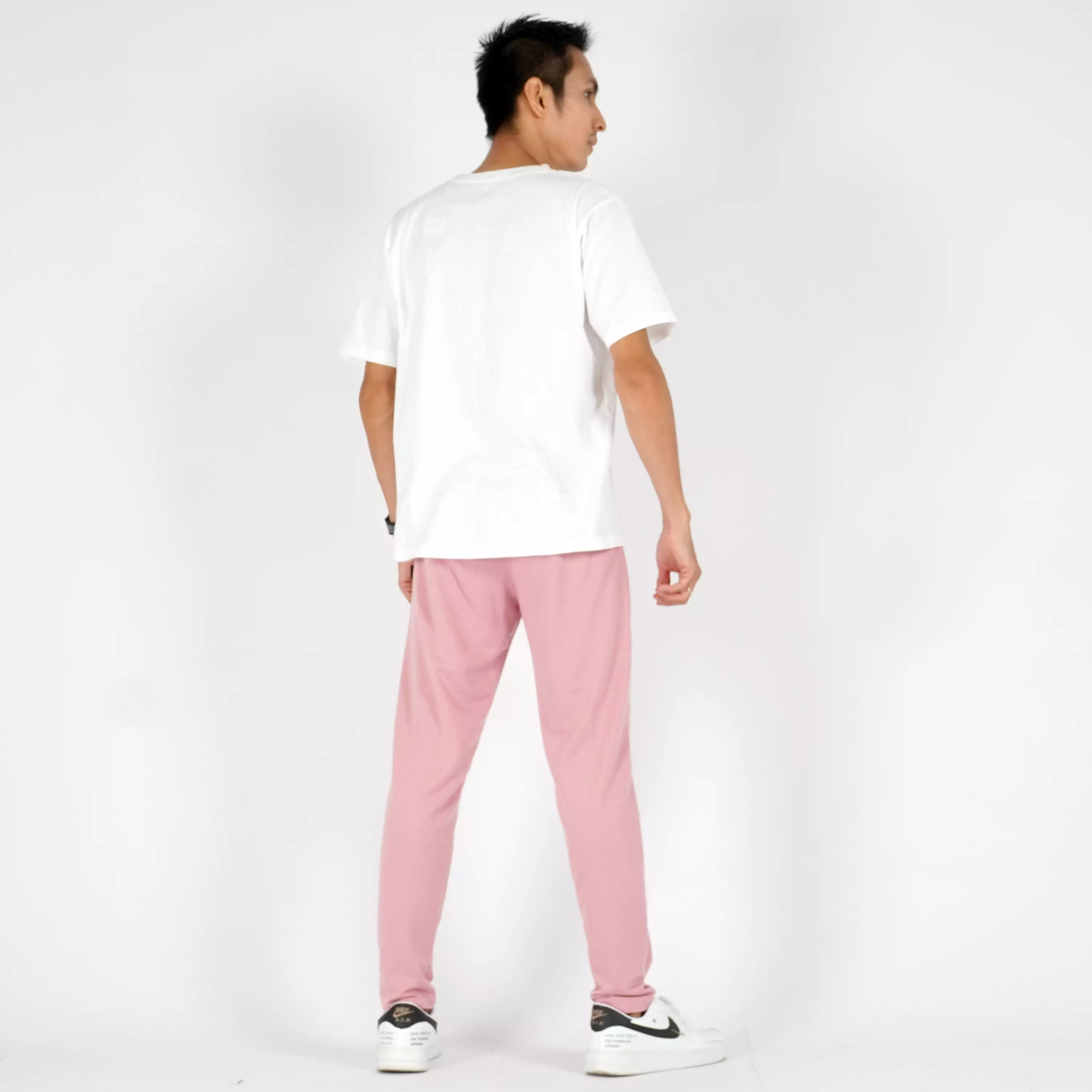  MICHAEL Celana Panjang Pria Slim Fit Training Pants Pria - PINK