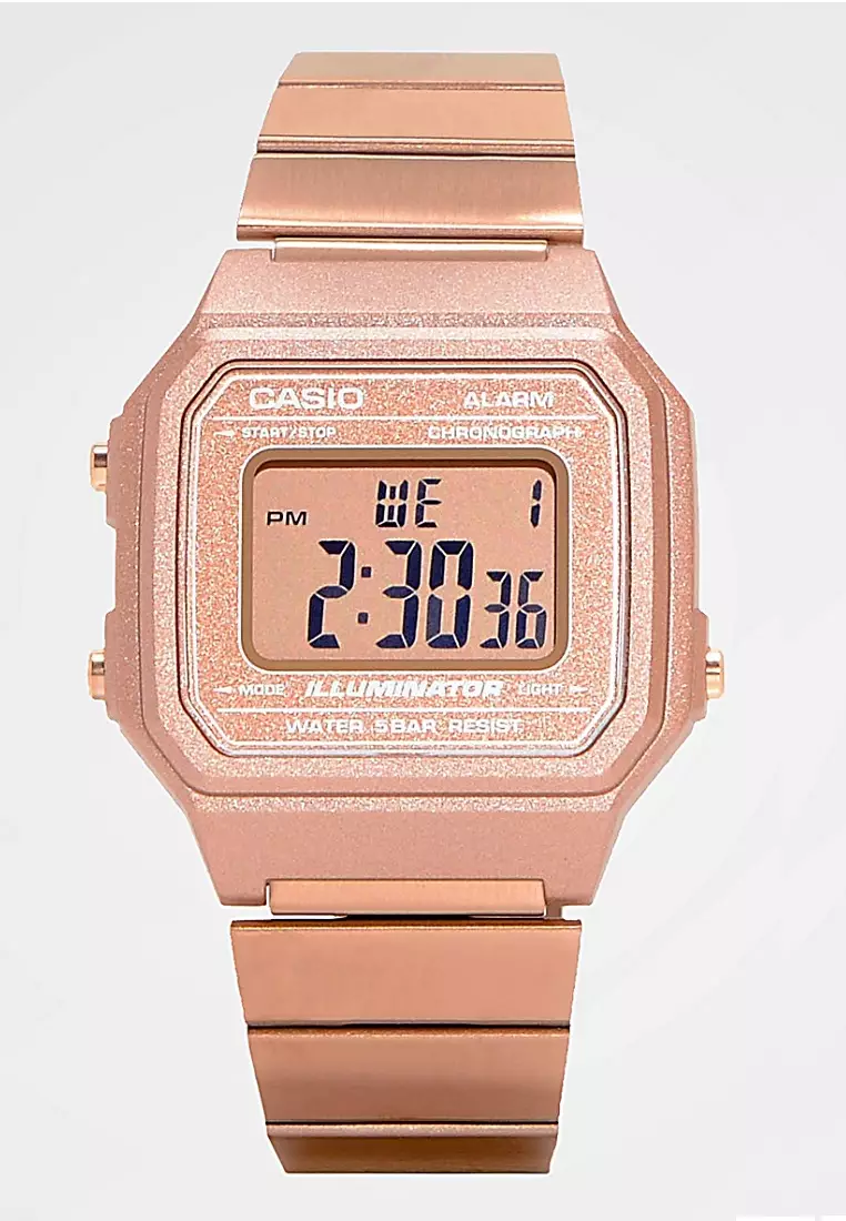 Jam casio hot sale rose gold