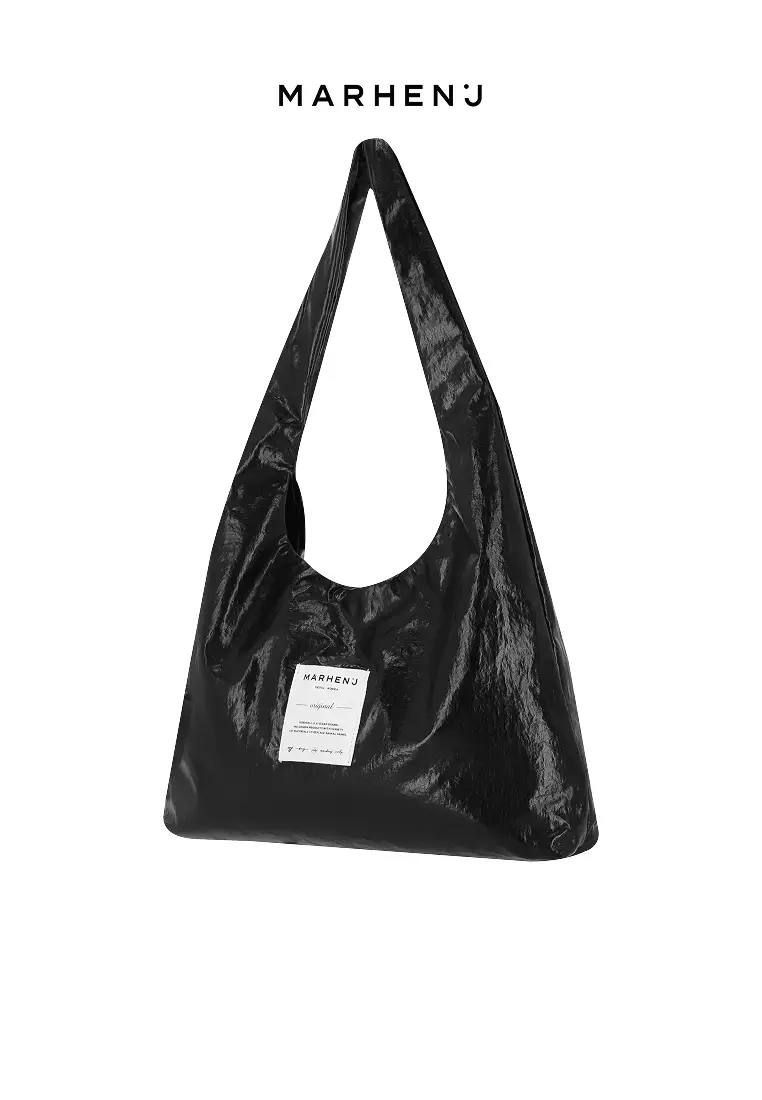 DEWY Nylon Shoulder Bag Black