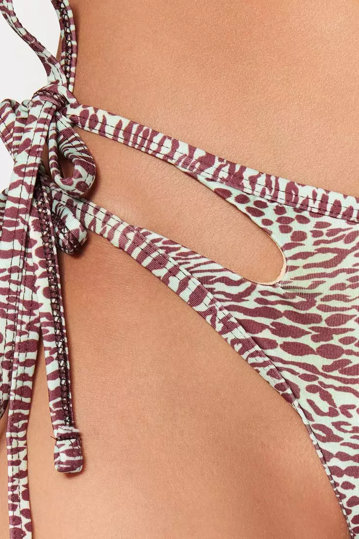 Animal Print Bikini Bottom