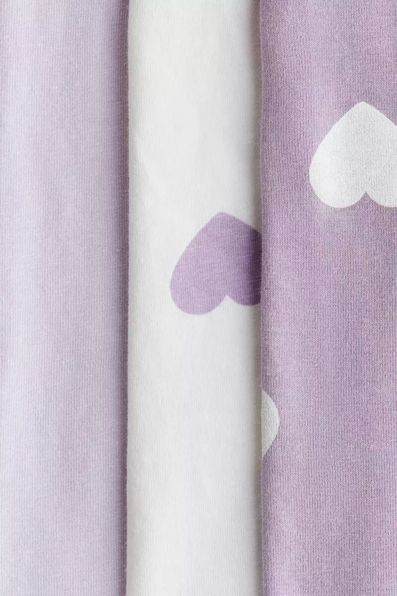 3-pack cotton jersey leggings