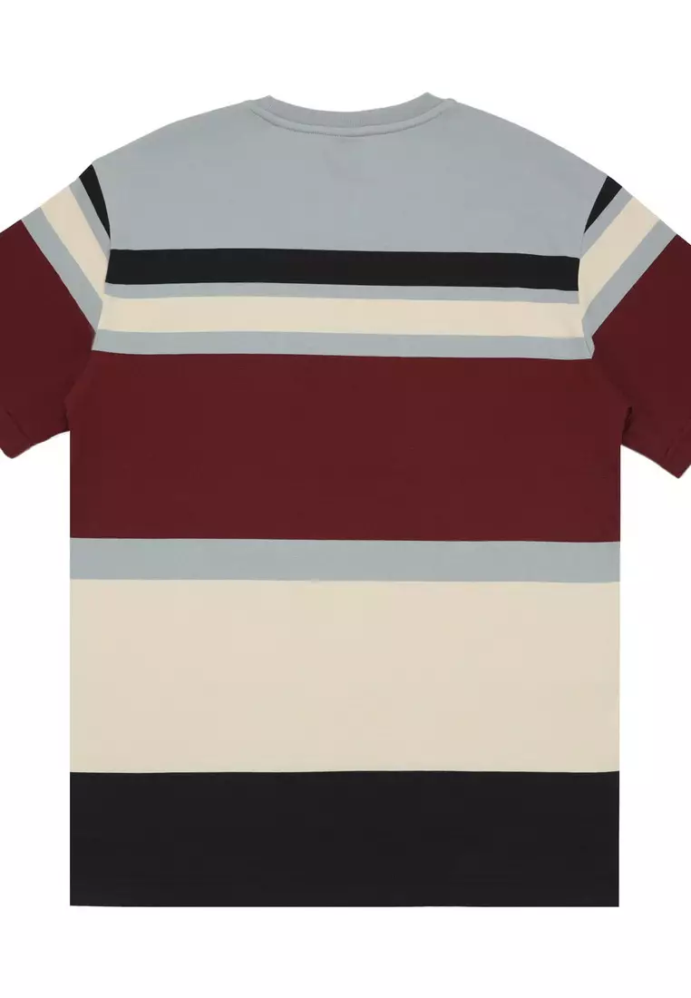 POLICE T-Shirt Salur Bordir Cotton Premium Tebal Pria