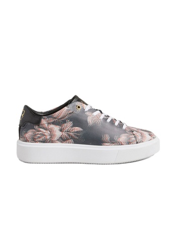 Buy TED BAKER Ted Baker Women's LORITAL Floral Leather Trainers 2023 Online  | ZALORA Singapore