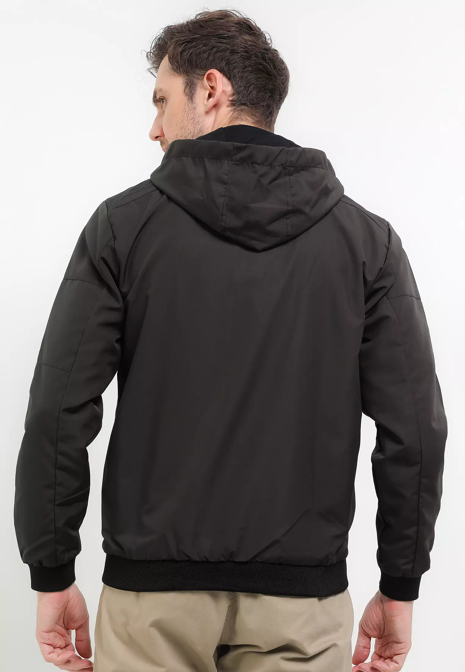 Cressida Casual Jacket Nylon Dark Brown - VB025C