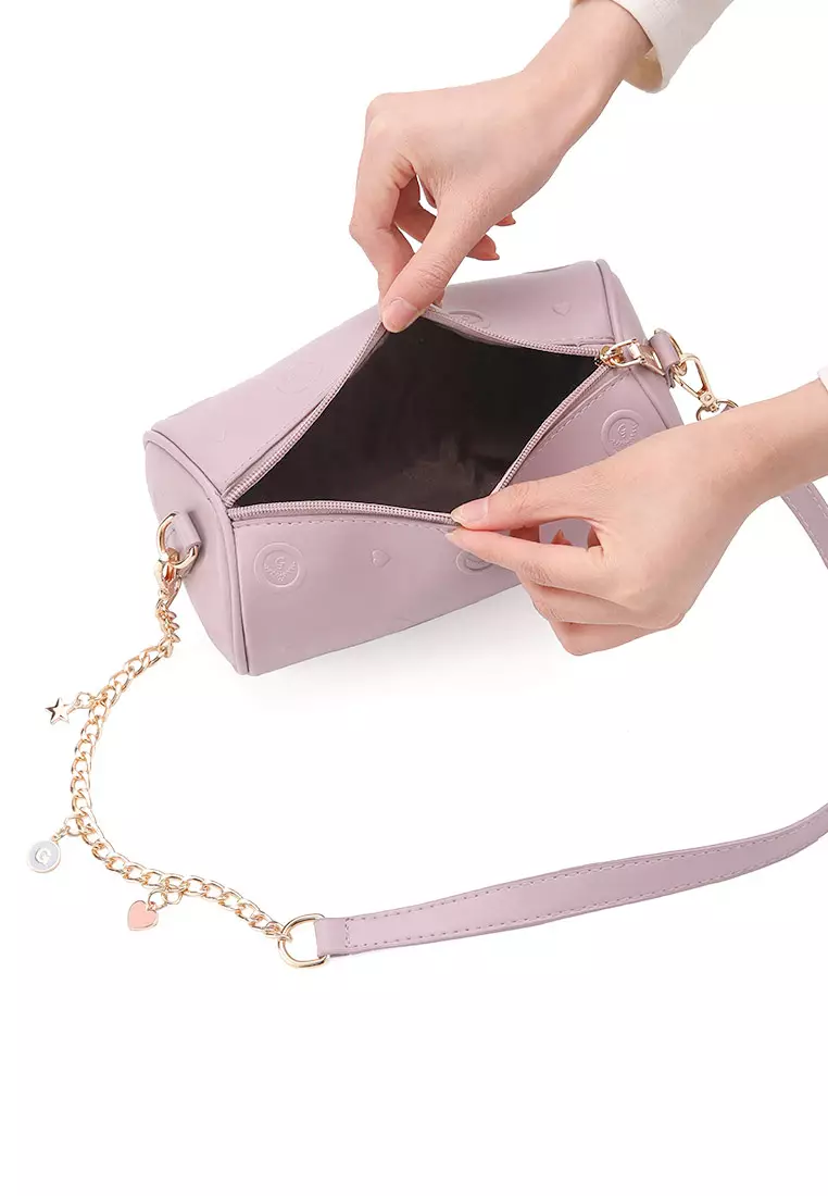 GYKACO KYUTO Lilac - Tas Wanita Sling Bag - Fashion Top Handle Bag (Import)