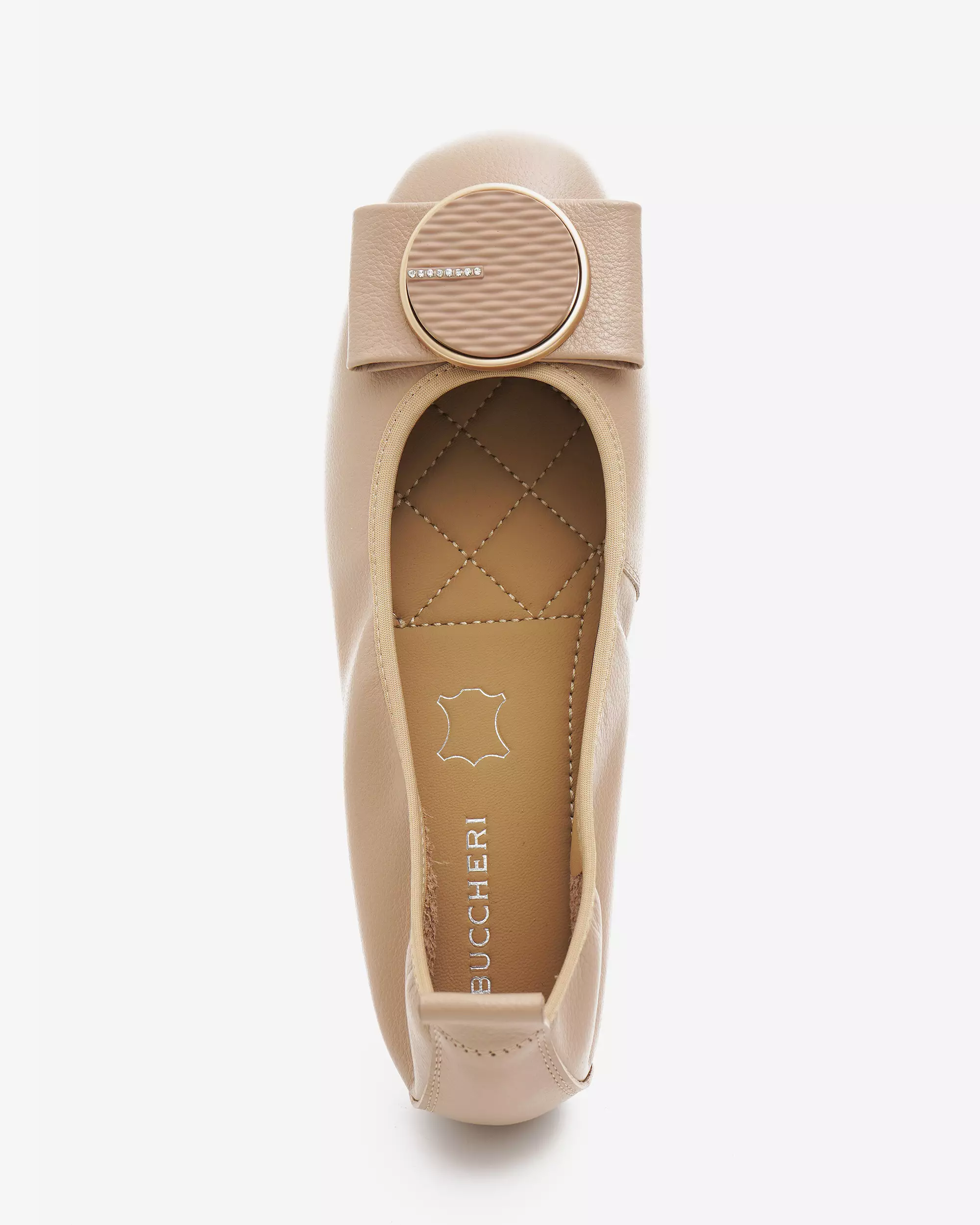 Buccheri Violet Flats Women Beige