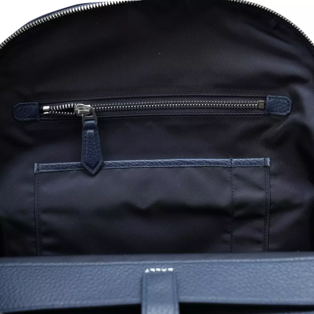 Bally Code Backpack Blue White + Pal Nylon Logo Chevron