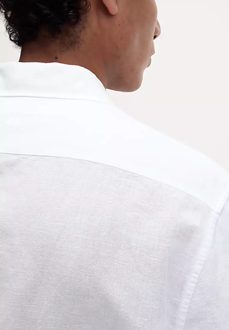 Cotton Linen Blend Shirt