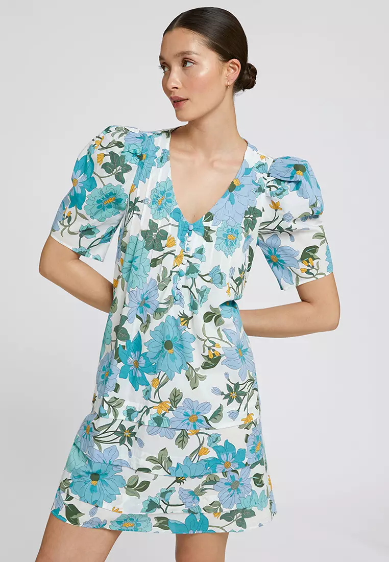 A-Line Short-Sleeved Dress