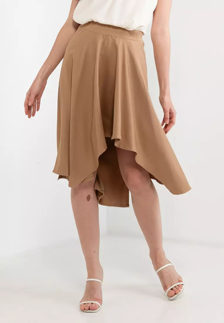 Asymmetrical skirt image hot sale